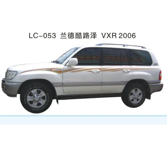 Toyota land cruiser 100 series body decal sticker full set