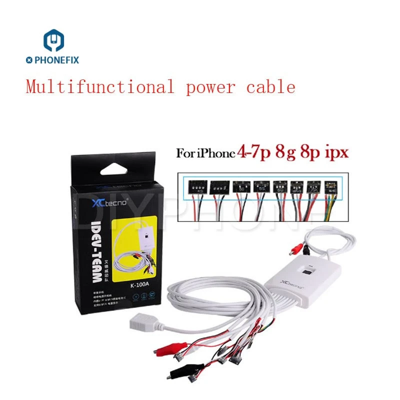 

PHONEFIX Newest iPower Pro Test Cable Power Control Test Wire for iPhone X 8 8P 7 7P 6S 6SP Power Supply Control Test Cable