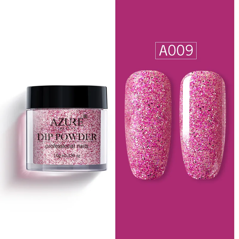 

Azure Beauty Matte Effect Dipping Powder Nail Dip Powder Matte Top Coat Nail Glitter Powder Shiny Glitter Gradient Color