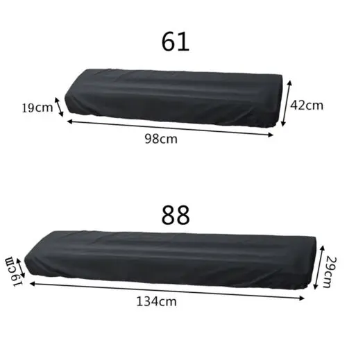  Dust-proof cover for waterproof adjustable piano keyboard for 61/88-key keyboard Piano Covers