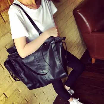 

Bags of autumn and winter wind tide Europe retro port simple shoulder handbag large capacity
