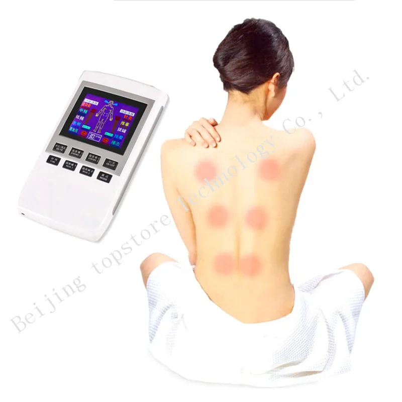 ФОТО 2016 Wide LCD color screen Electrotherapy Physiotherapy Pulse Massager Muscle Stimulator LCD Home Care Monitor