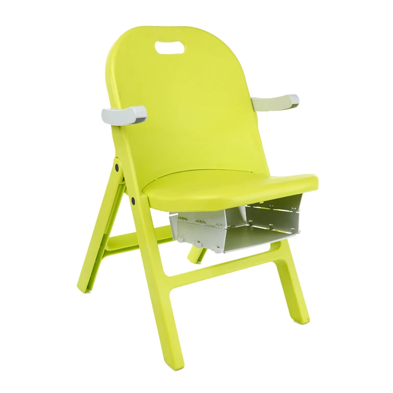 Складная спинка с подлокотниками маленький стул для дома портативный пластиковый скамейка для отдыха для детей