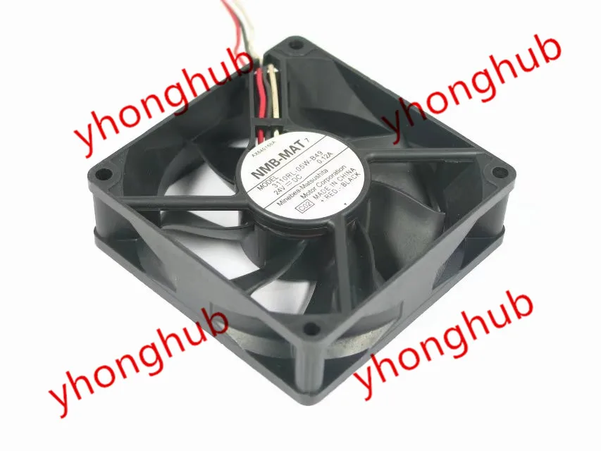 NMB MAT 3110RL 05W B49 C02 DC 24V 0.12A 80x80x25 мм вентилятор охлаждения сервера|square fan|server fan80x80x25mm fan |