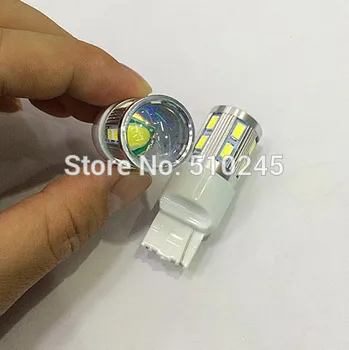 

10x car led turn light T20 7440 12smd+1pcs 3W led light bulb lamp WHITE Free shipping