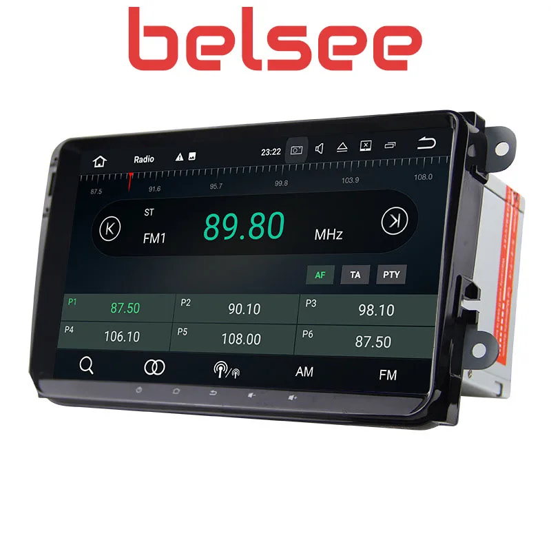 Belsee 9 &quotAndroid 8 0 4 Гб автомобильное радио для VW Volkswagen Jetta Passat b6 b7 Golf Skoda Seat стерео