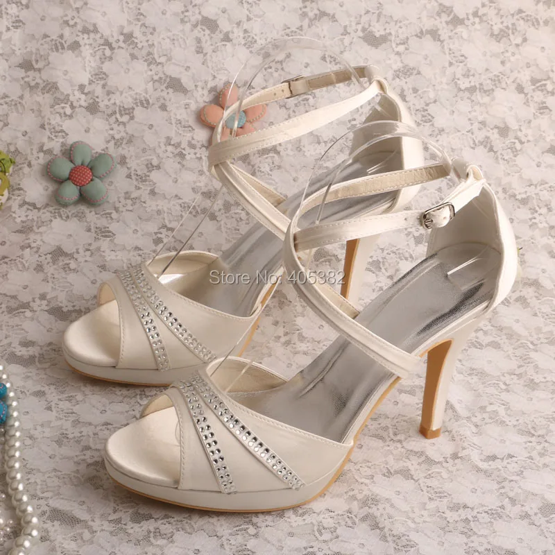 wedding shoes jeweled heels
