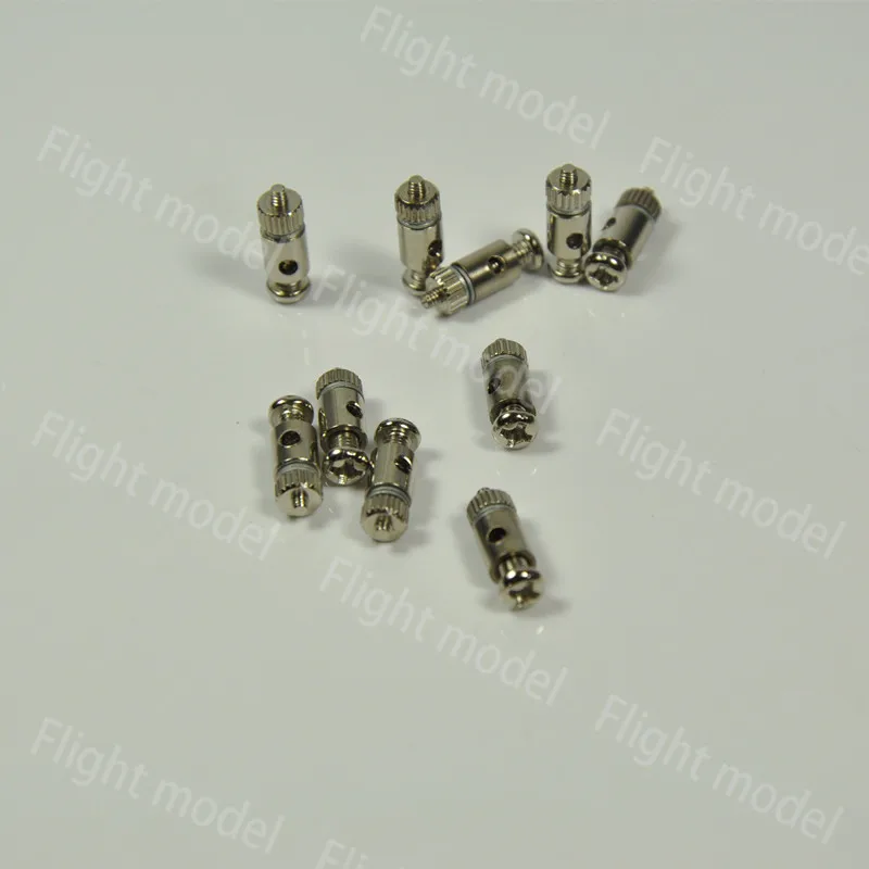 10pcs PUSHROD LINKAGE STOPPER SERVO CONNECTORS 2.1mm FOR RC AIRPLANE