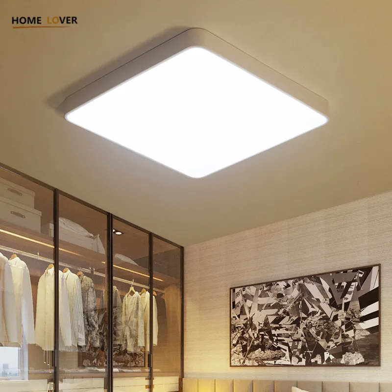 HomeLover современные светодиодные потолочные лампы для гостиной спальни кухни luminaria