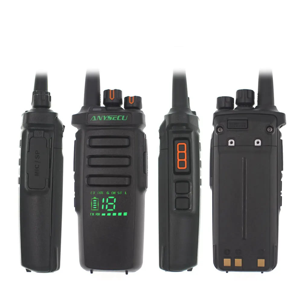 Anysecu AC-215R радио активный экран обзора Walkie Talkie 400-480MHz группа вызова Ham Радио скрытый экран UHF