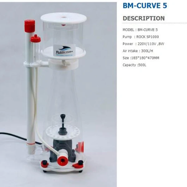 

Bubble Magus Curve 5 Protein Skimmer (220-240V) - Suitable to tanks up to 500L