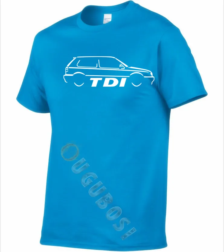 AUTOTEES футболка для ретро гольфа MK3 TDI любителей автомобилей|Футболки| |
