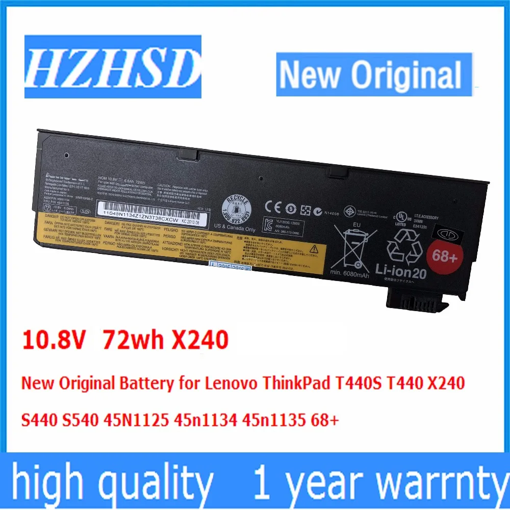 Новый оригинальный аккумулятор 10 8 В/11 22 в 72wh X240 для Lenovo ThinkPad T440S T440 S440 S540 45N1125 45n1134