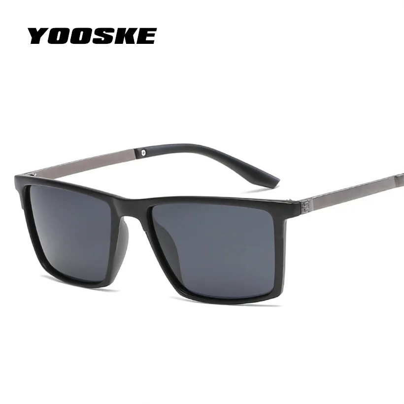 

YOOSKE Mens Polarized Sunglass Fashion Popular Brand Sunglasses Driver Driving Safety Protect Eyeglasses Vintage Glasses
