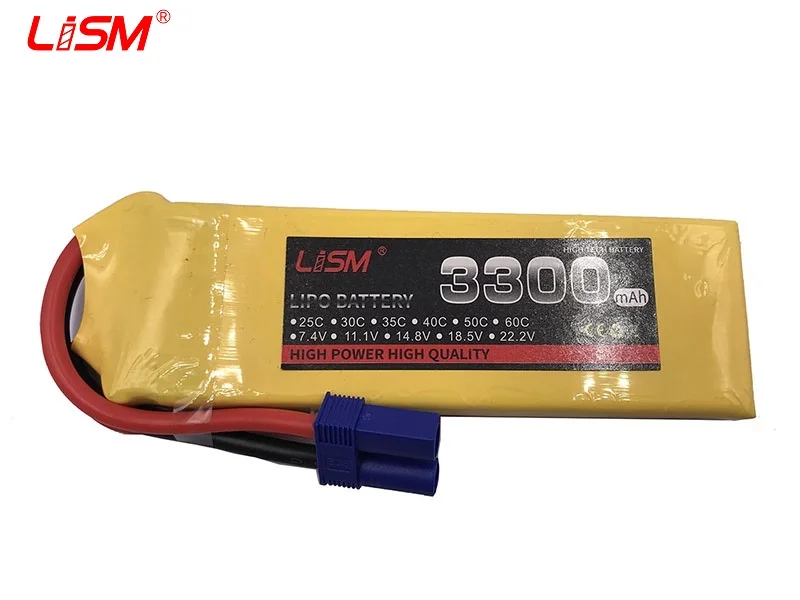 

RC Lipo Battery 2s 7.4v 3300mAh 35C 40C 60C For RC Helicopter car Boat Quadcopter Li-Po batteries#40Y35