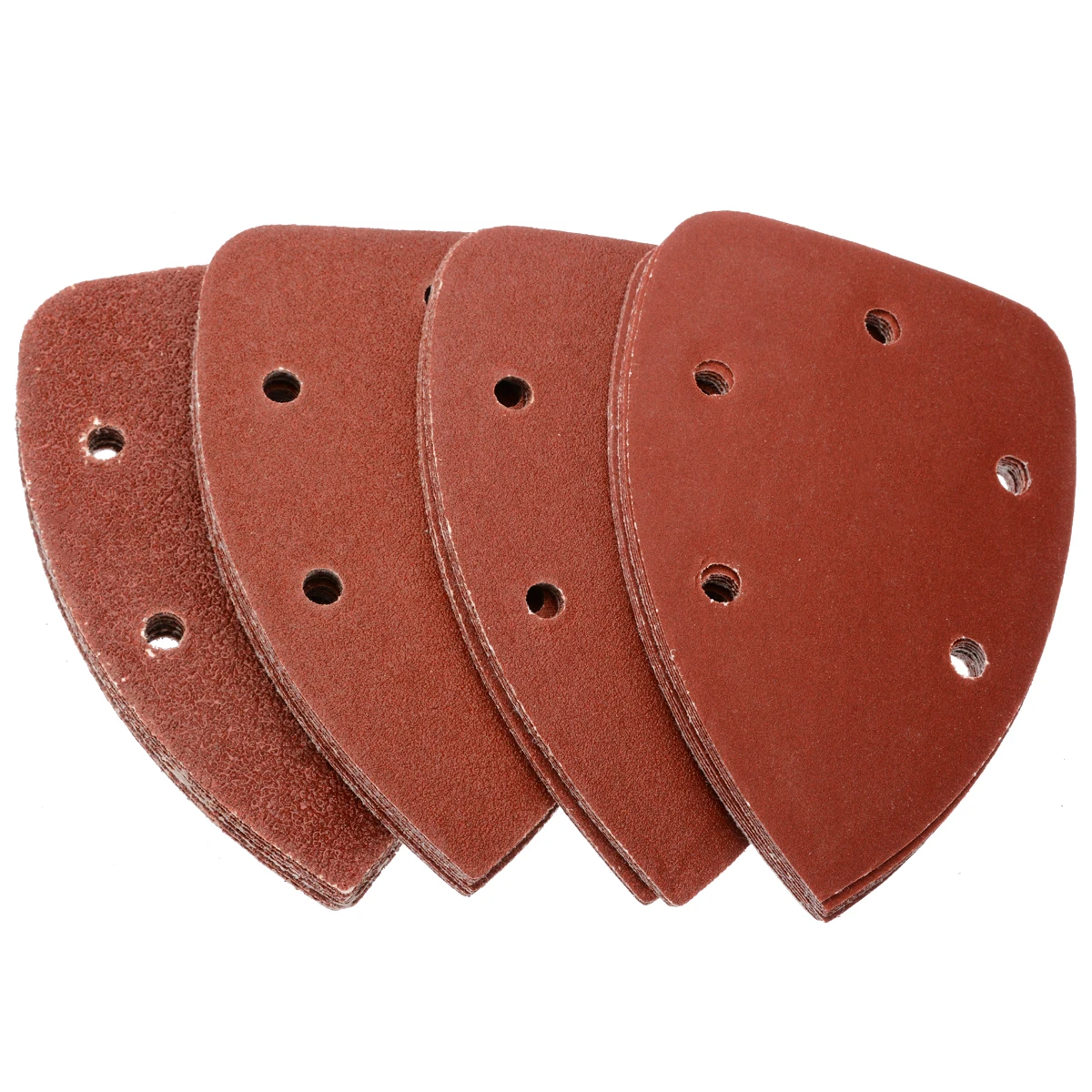 40pcs 40/80/120/240 Grits Sanding Disc Mouse Sander Pads Sandpaper For