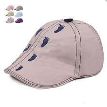 Модные летние солнцезащитные головные уборы для мужчин и женщин, повседневные хлопковые береты, кепки s Gorras Planas Boinas, плоская кепка, регулируемые мужские кепки, береты