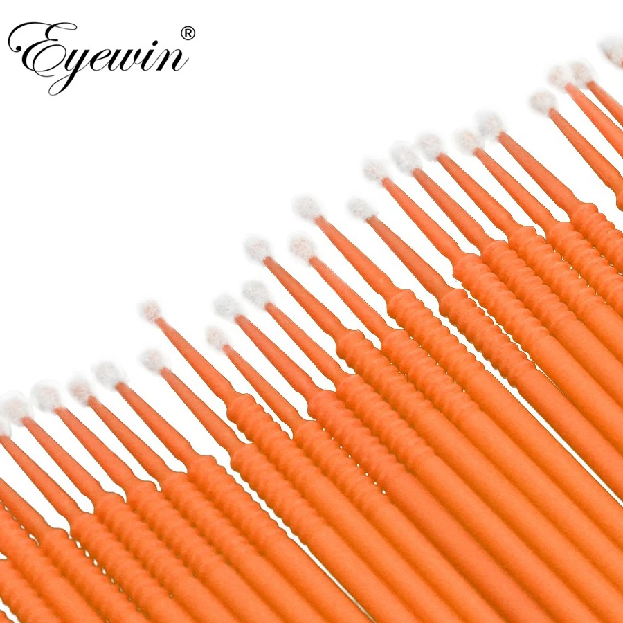 

Eyewin 100pcs/lot Micro Durable Disposable Individual Eyelash Extension kit Accessories Mascara Brush Eyelash Glue Cleaning Tool