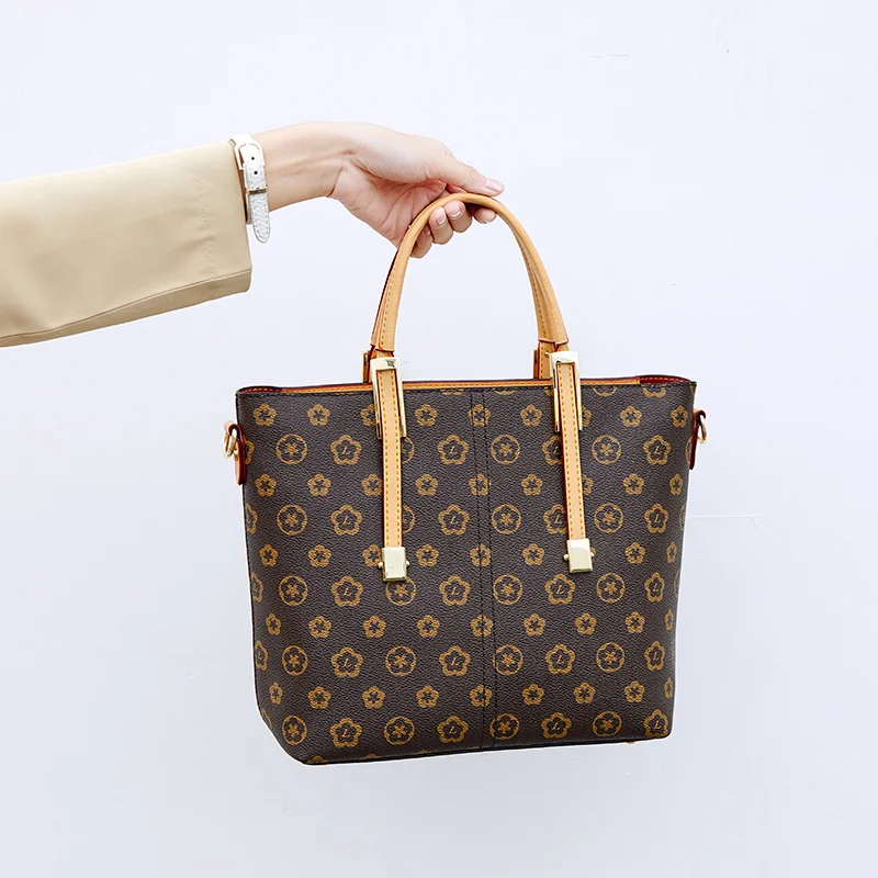 

2019 World's Brand Designers Women Leather Bag Large Capacity Shoulder Bags Casual Tote Simple Top-handle Hand Bags