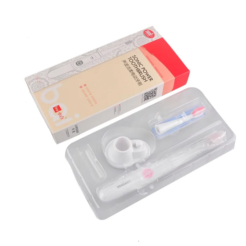 Escova de Dentes à Prova d' Água Onda Acústica Lansung Baterias Ipx7 Vibração Sonora Elétrica Frete Grátis A39 28 Dentes Elétrica escova de Dentes Elétrica frete grátis
