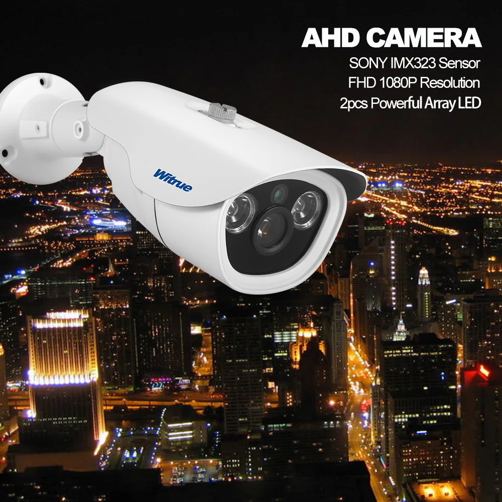 Witue домашняя камера безопасности 1080P AHD sony IMX323 ночное видение Открытый