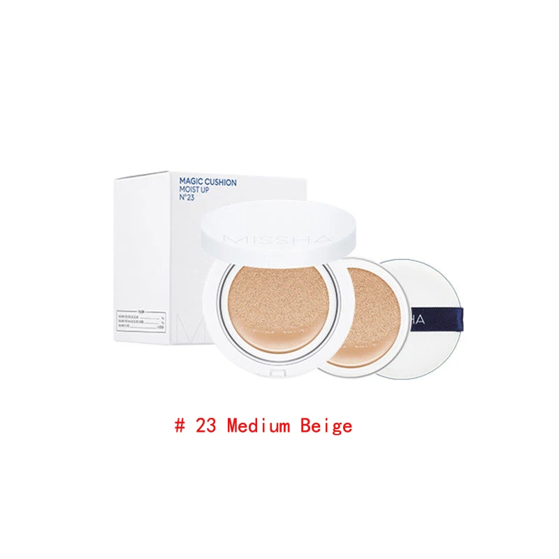 MISSHA Magic Cushion увлажняющий 15 г+ запасной блок 15 г воздушная Подушка BB CC Крем-корректор увлажняющий тональный крем отбеливающий солнцезащитный крем - Цвет: 23 Medium Beige