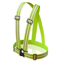 5 пакетов светоотражающий жилет обеспечивает высокую видимость днем и ночью мотоциклетная куртка, Велоспорт и бег