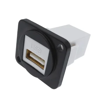 

Simple USB socket panel mounting interface around installing the self-locking bayonet connection LED aviation socket