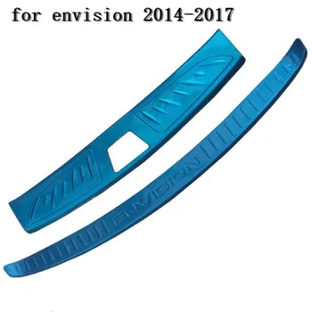 

Car accessories Stainless Steel Rear Bumper Protector Sill Trunk Tread Plate Trim for Buick envision 2014-2018 Car styling