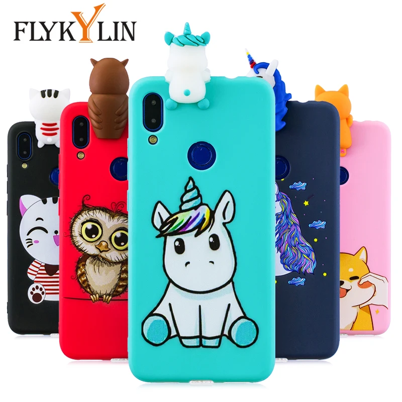 

FLYKYLIN Silicone Case For Xiaomi Redmi 6 Pro Case For Redmi Note 7 Pro Cover on Redmi 5 Plus 5A 5 6 Capa Cartoon 3D Toys Coque