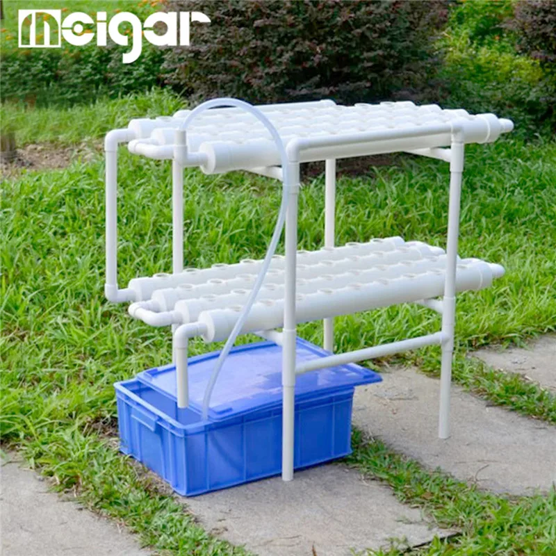 Hydroponic Grow Kit 72 Sites Holder Pipe Ladder type Plant ...