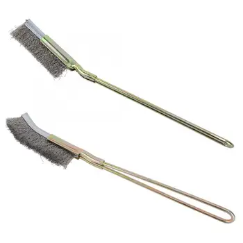

Curved / Straight Head Steel Soft Bonsai Brush Garden Cleaning ToolSteel Curved / Straight head