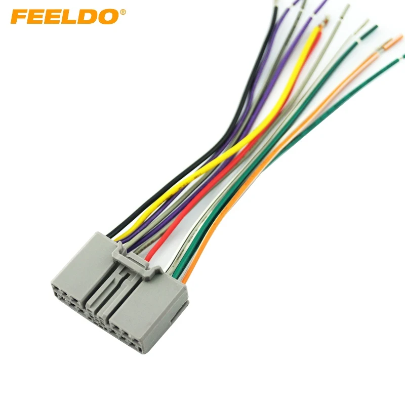Feeldo Car Audio Cd Player Radio Stereo Wiring Harness