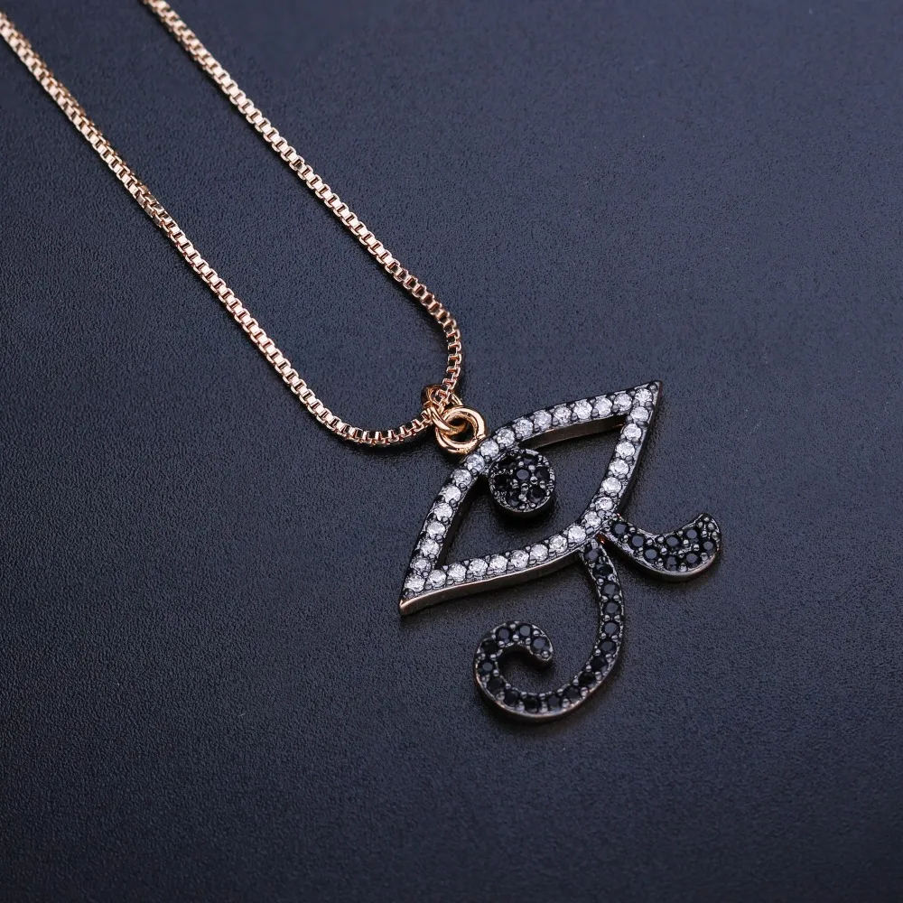

Turkish Evil Eyes Necklace Champagne Gold Eyes Pendant Necklace Statement Jewelry for Women Fashion Jewelry NWX006192