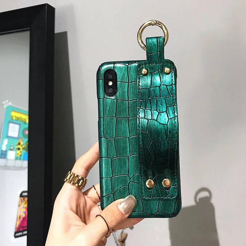 Luxury Crocodile Leather PU Wrist Strap Phone Case for Huawei Nova 2s 2 3e 2Plus P9 P10 20Plus Mate 9 10Pro Honor 10 9 Case Hot 04
