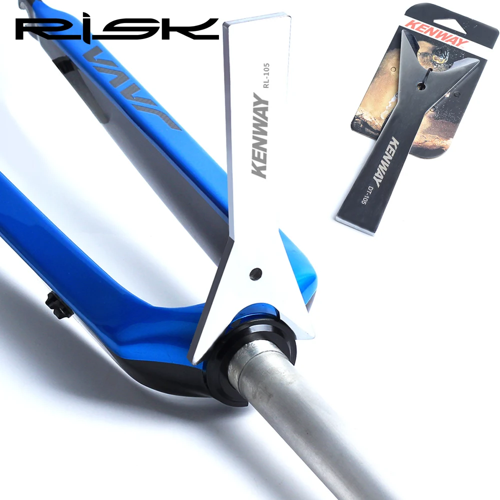 

RISK-KENWAY Bicycle Fork Bearing Remover Tools Bike Fork Headset Base Spacer Crown Race Removal Disassembly Repair Tool