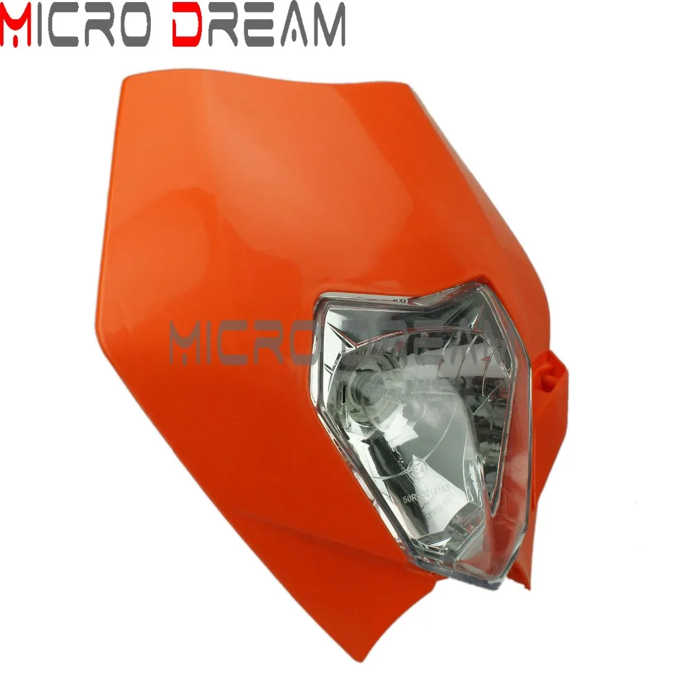 S2 12V Мотокросс Универсальный Галогеновый фар для 85 105 125 200 250 300 450 500 525 гоночный