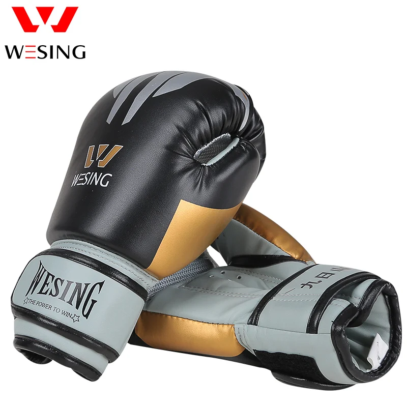 Wesing боксерские перчатки из искусственной кожи Muay Thai Boxeo Fight mma Sandbag тренировочные