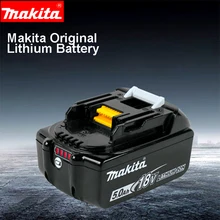 Япония Makita 18 В литиевая батарея BL1830/40/50B зарядка электроинструмент аксессуары батарея BL1815N заряд дисплей