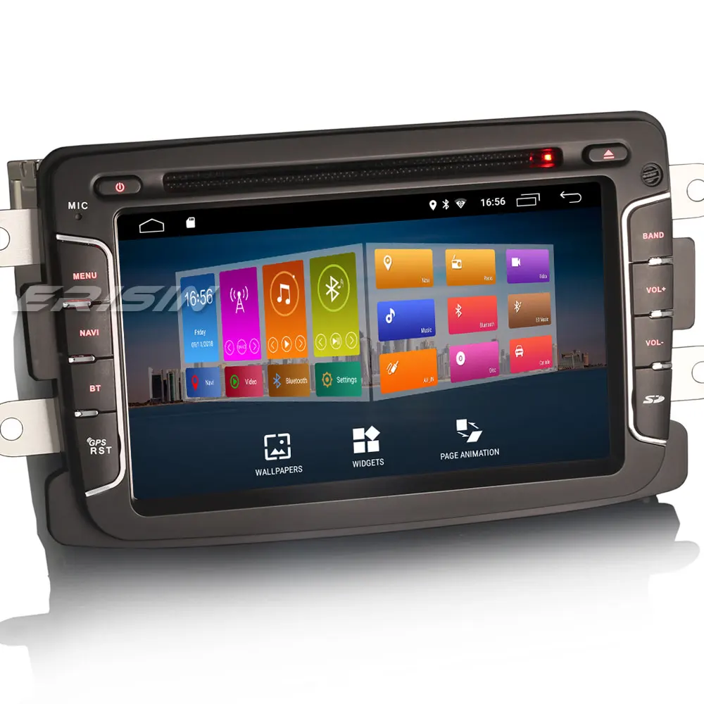 Автомобильный мультимедийный плеер Erisin ES2929D 7 дюймов Авторадио Android 9 0 DAB + DVR OBD GPS