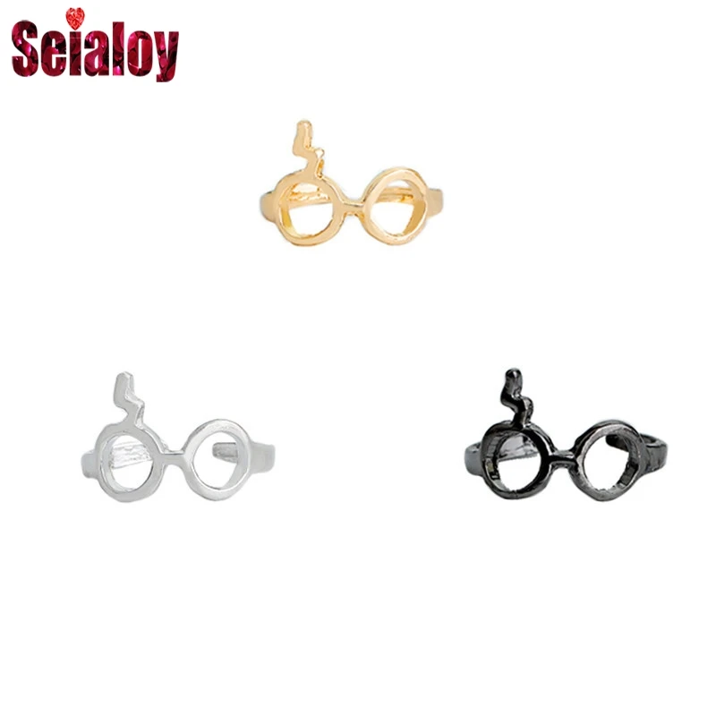 

SEIALOY Harri Pot Surrounding Simple Eye Frame Brand Rings For Women Couples Friendship Memorial Opening Jewelry Ring Gift
