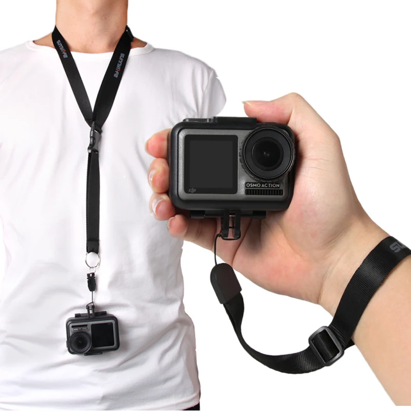 Ремешок на шею DJI Osmo для экшн камеры GoPro Hero7 6 5 sessio 4 sj5000 SJ6 sj8 xiaoyi 4K|Чехлы экшн-камер| |