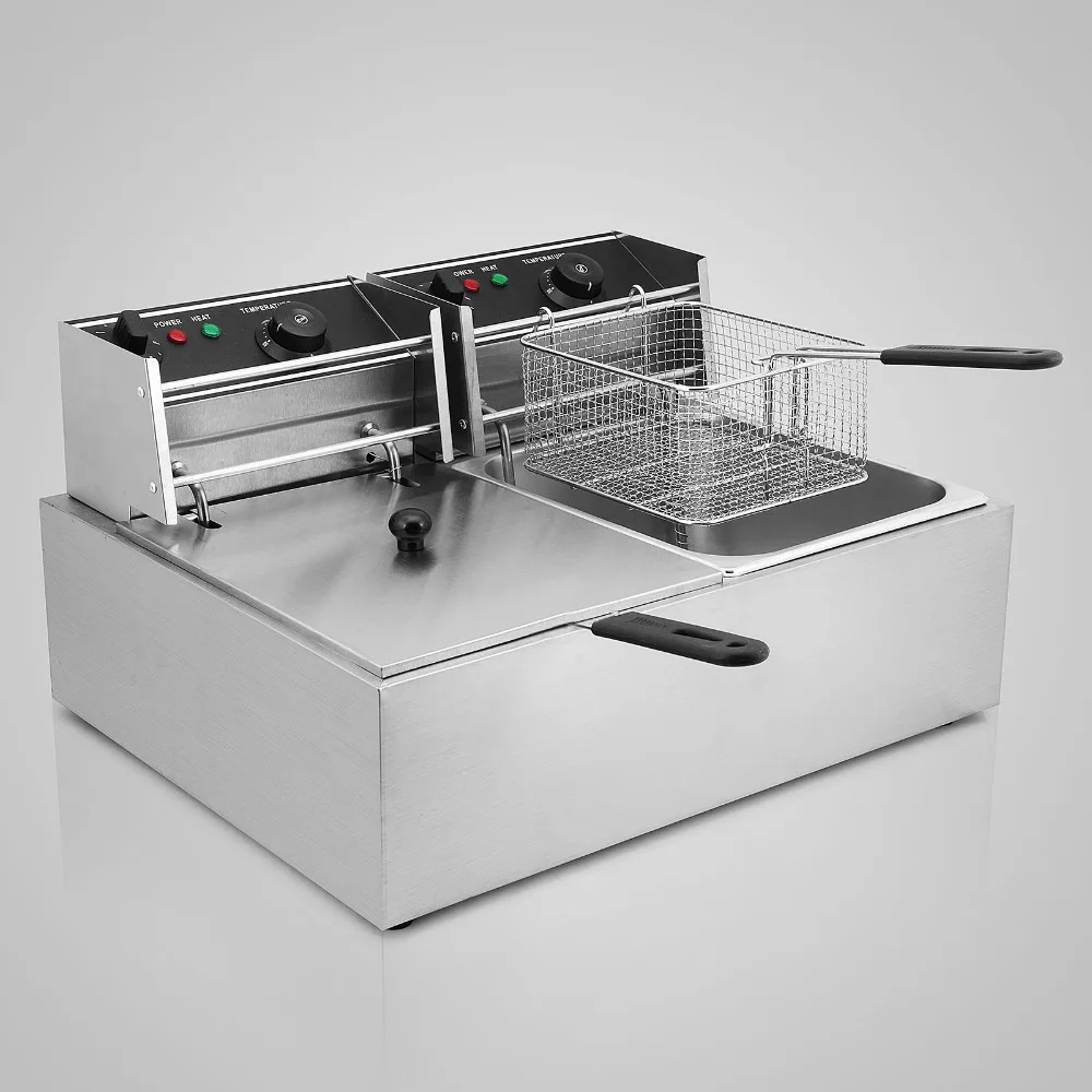 VEVOR Factory Commercial Potato Chips Deep Fryer For Fast Food Restaurantin Power Tool