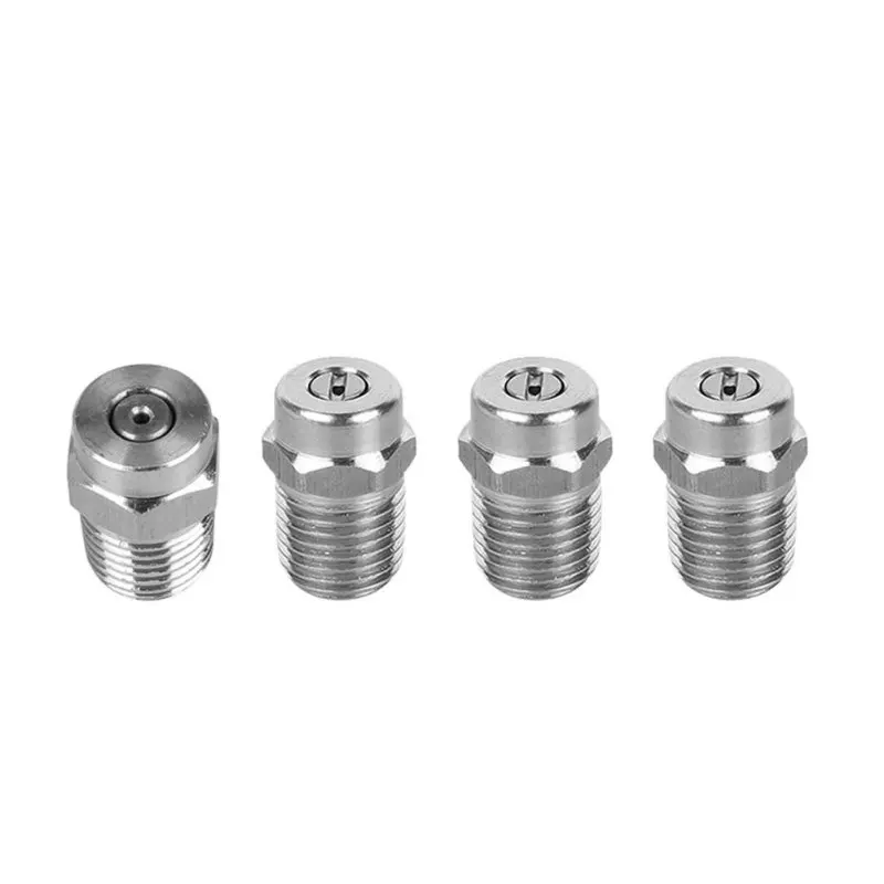 

High Pressure Car Washer Spray Nozzle Tips Stainless Steel Adjustable Quick Connecting Pivoting Water Gun Accessories