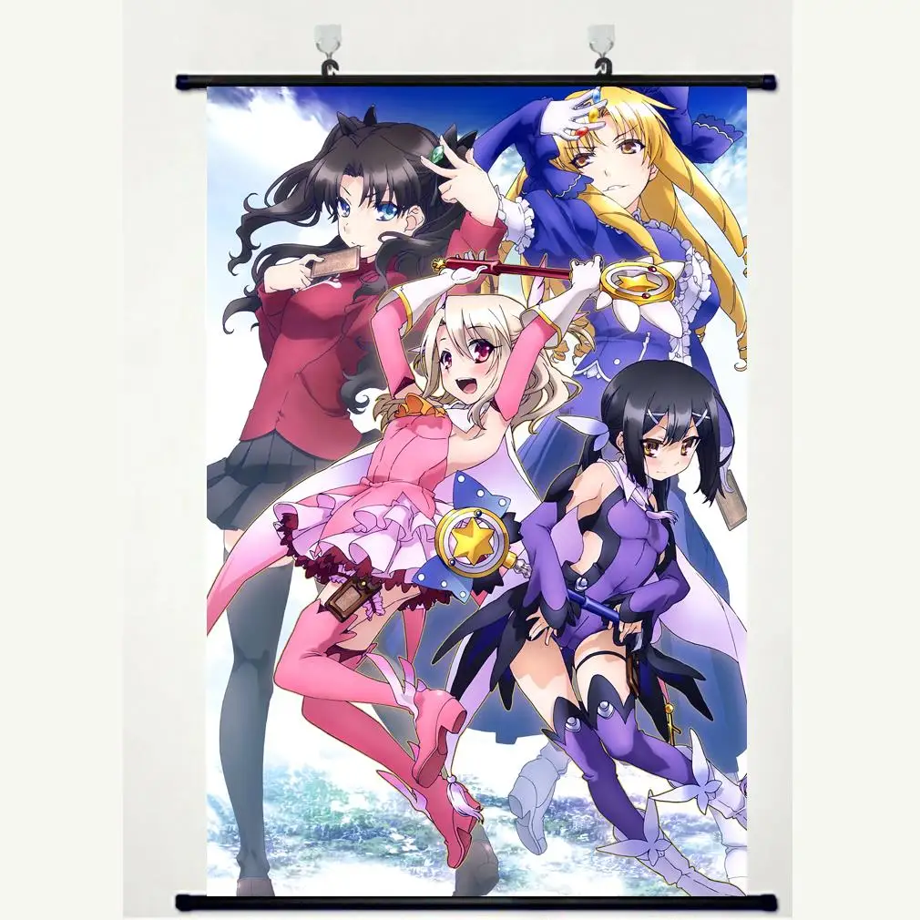 Fate kaleid liner Anime HD Canvas Print Wall Poster Scroll Home Decor Cosplay 