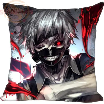 

Hot Sale New Custom tokyo ghoul Square Pillowcases zipper Custom Pillow Case 20x20cm 35x35cm 40x40cm