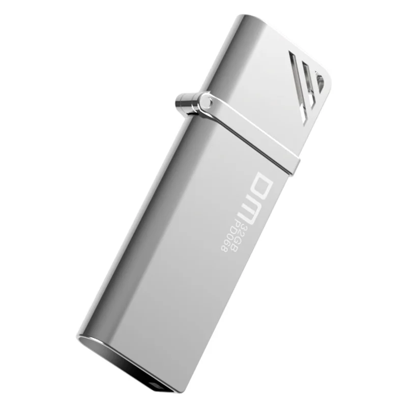 DM PD068 USB3.0 флеш-накопитель 128 ГБ металлическая Флешка высокоскоростная карта памяти 64 ГБ флеш-накопитель Zippo дизайн U диск - Цвет: Серебристый