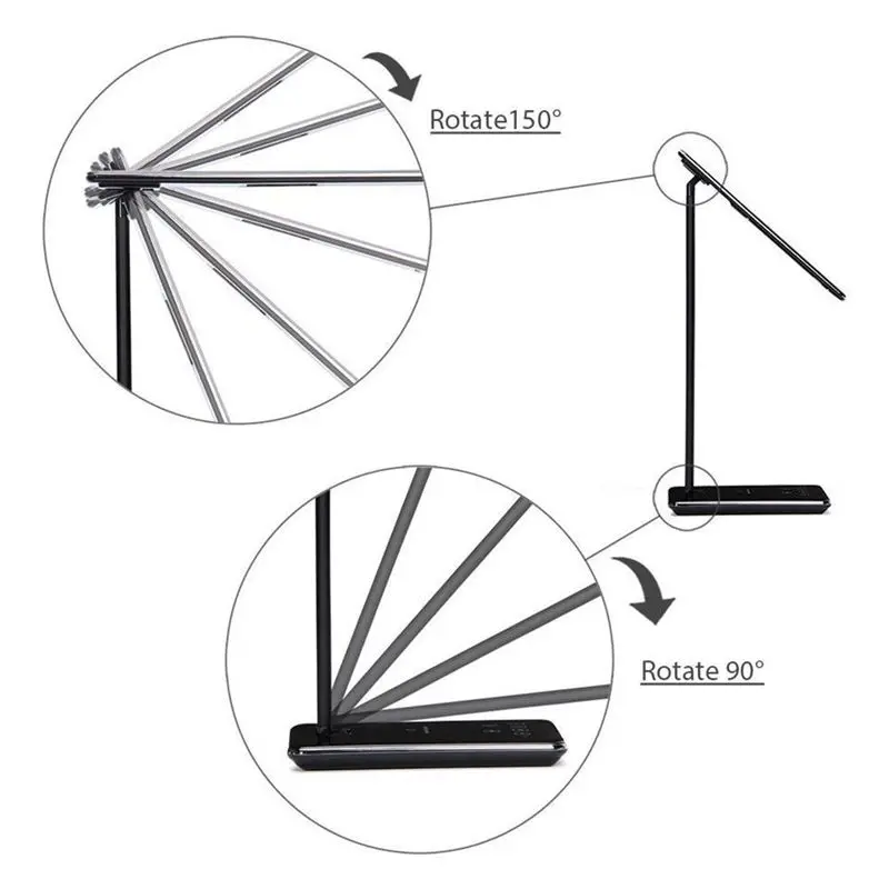 Светодиодная настольная лампа Qi с беспроводным зарядным устройством для samsung Galaxy S7 Edge, Настольная Светодиодная лампа с поддержкой Qi, беспроводное зарядное устройство