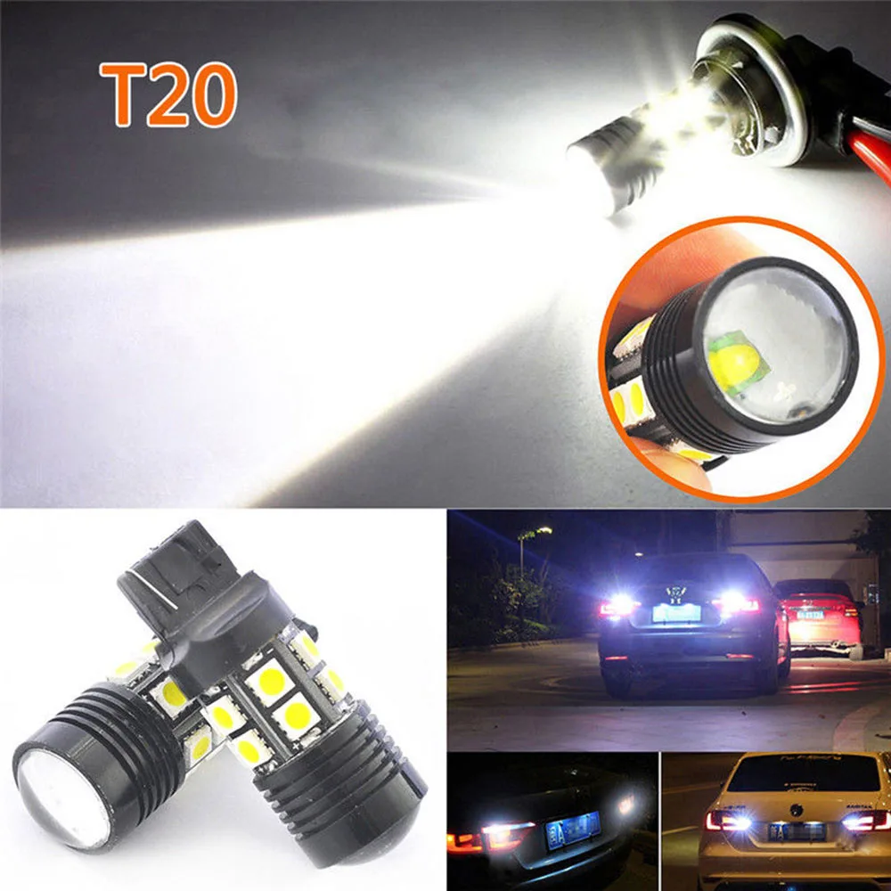 T20 7443 5050 12 SMD Q5 светодиодный автомобильный светильник с поворотным сигналом