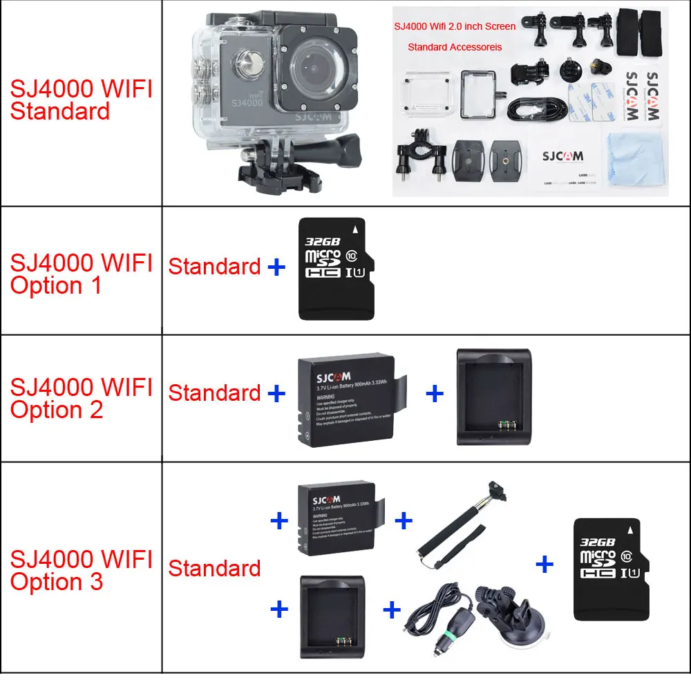 Новые оригинальные SJCAM SJ4000 Wi Fi/SJ4000 2 0 ЖК дисплей Экран экшн Камера обновления SJ CAM